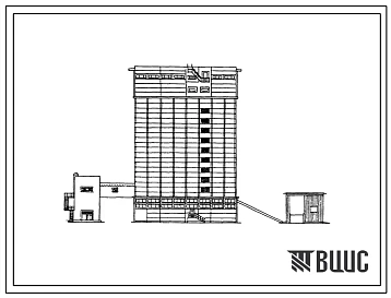Типовой проект 813-150 Склад фуражного зерна емкостью 10 000 т.