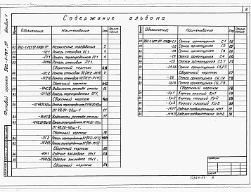 Альбом 5 Подземная часть. Изделия.     