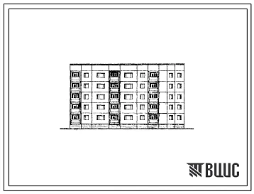 Типовой проект 97-0273с.86 Пятиэтажная блок-секция поворотная с внутренним углом 135 правая на 20 квартир. Для строительства в городах и поселках городского типа