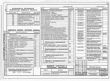 Альбом 1 Архитектурно-строительные решения. Отопление и вентиляция. Внутренние водопровод и канализация. Электротехнические решения. Связь и сигнализация