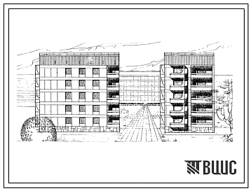 Типовой проект 87-0103 Унифицированная пятиэтажная торцевая левая блок-секция на 15 квартир (однокомнатных 1Б-5, двухкомнатных 2Б-5, трехкомнатных 3А-5). Для строительства на неравномерно сжимаемых грунтах, на просадочных и над горными выработками во 2В,