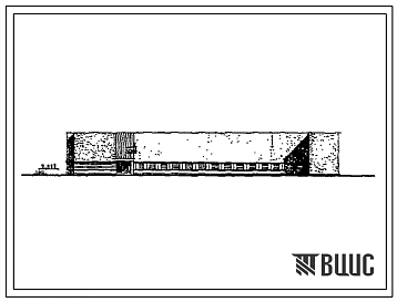 Типовой проект 294-6-10 Тир для стрельбы на дистанции 50м (с подвижной мишенной установкой). Здание двухэтажное. Стены из кирпича.