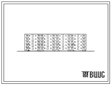 Типовой проект 114-98-13с 5-этажный 4-секционный дом на 40 квартир (двухкомнатных 2Б-20, трехкомнатных 3А-20) для строительства в районах с сейсмичностью 8 баллов.