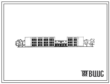 Типовой проект 224-1-323 Средняя общеобразовательная школа на 30 классов (1176 учащихся), из местных строительных материалов, для строительства в 4А и 4Г климатических подрайонах