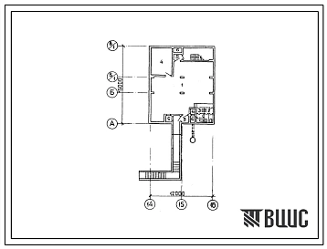 Типовой проект А-3-200(506-123) Помещения учебных занятий и общественных организаций автотранспортного предприятия на 150 спецавтомашин для аэропортов гражданской авиации, (убежище на 200 человек, размеры убежища 15м на 12м, режимы вентиляции 1,2,3).