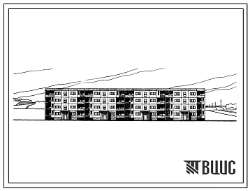 Типовой проект 111-99-23 Четырехэтажный четырехсекционный крупнопанельный жилой дом на 48 квартир (однокомнатных 1А-8, однокомнатных 1Б-8, двухкомнатных 2Б-24, трехкомнатных 2Б-8). Для строительства в 1В климатическом подрайоне, 2 и 3 климатических района