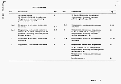 Альбом 5 Спецификация оборудования