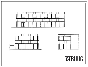 Типовой проект IX-01-34 Магазин для торговли промышленными товарами на 20-24 рабочих места для строительства в г. Москве
