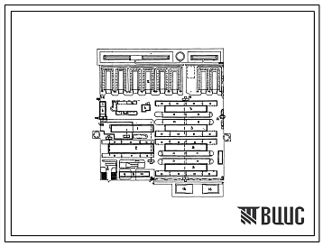 Типовой проект 819-201 Ферма выращивания телят и ремонтного молодняка на 3000 скотомест с кормлением на выгульных дворах. Для строительства в районах Узбекской ССР.