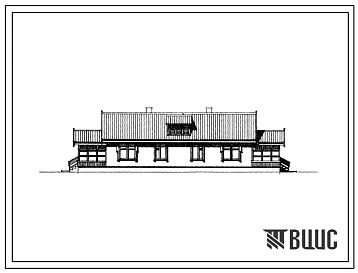 Типовой проект 181-219-14.83 1-этажный 2-квартирный дом с 2-комнатными квартирами. Для строительства во 2 климатическом районе.