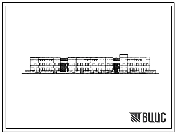 Типовой проект 252-1-40 Инфекционный корпус районной больницы на 510 коек с поликлиникой на 1000 посещений в смену. Для строительства в 1В подрайоне, 2 и 3 климатических районах