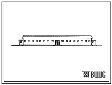 Типовой проект 804-35 Конюшня на 40 рабочих лошадей.