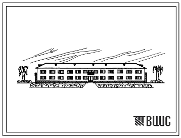 Типовой проект 164-52-183с Двухэтажное общежитие на 100 мест для строительства IВ климатическом подрайоне, II и III климатических районах сейсмичностью 9 баллов.