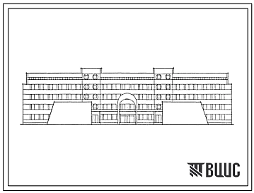 Типовой проект 252-4-61с.13.87 Поликлиника на 380 посещений в смену. Для Грузинской ССР