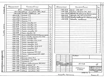 Альбом 13 Энергетический узел. Строительные изделия