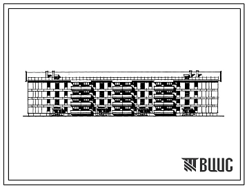 Типовой проект 113-24-79/1.2 Четырехэтажный четырехсекционный жилой дом на 40 квартир