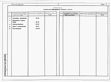 Альбом 5 Спецификации оборудования