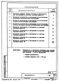 Альбом 11 Ведомости потребности в материалах