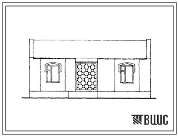 Типовой проект 181-55-24с.13.86 Одноквартирный 3-комнатный жилой дом (для Таджикской ССР)