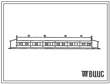 Типовой проект 804-2-28с.85 Конюшня на 40 рабочих лошадей (стены панельные).