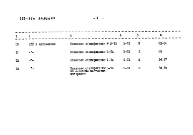 Альбом 8  Заказные спецификации