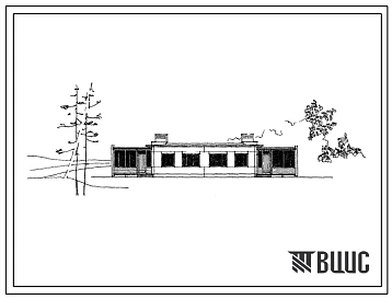 Типовой проект 181-13-39 1-этажный 2-квартирный жилой дом с 2-комнатными квартирами для строительства во 2 и 3 строительно-климатических зонах.