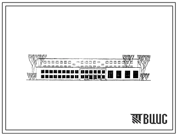 Типовой проект 2с-02-11п Вариант 2 Универсальное здание общеобразовательной школы на 32 классных помещения (1280-1320 учащихся) со стенами из кирпича