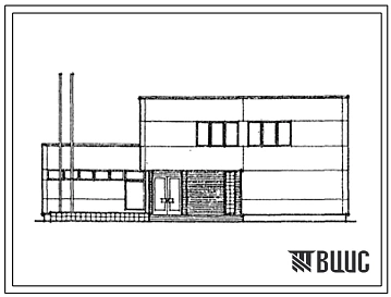 Типовой проект 262-20-87.85 Здание сельского совета из полносборных конструкций. Для строительства во 2Б и 2В климатических подрайонах Латвийской ССР.