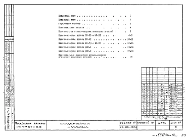 Альбом 1 Рабочие чертежи