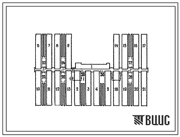 Типовой проект 810-51 Цветоводческое хозяйство площадью 20 тыс.кв.м для выращивания цветов гидропонным способом (несущие конструкции-металл).