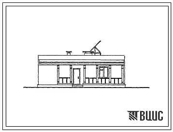 Типовой проект 183-000-132с Одноэтажный одноквартирный трехкомнатный жилой дом для индивидуальных застройщиков (стены из цементно-песчаных блоков).