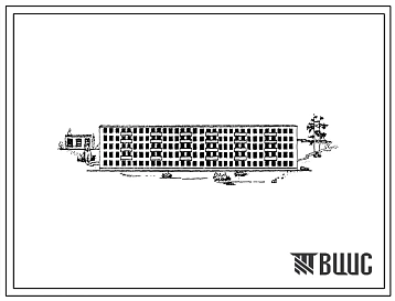 Типовой проект 1М-438АС-4/68 Пятиэтажный шестисекционный жилой дом на 100 квартир (однокомнатных-15, двухкомнатных-60, трехкомнатных-25). Со стенами из пильного известняка.