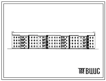 Типовой проект 114-202-16/2 4-этажный 4-секционный 48-квартирный жилой дом