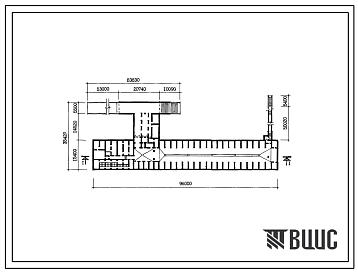 Типовой проект А-II-37/2100-82/1 Гараж-стоянка типа «А» под 4-х секционным жилым домом П-44/17 с блоком инженерного обеспечения, расположенным в пределах габаритов здания
