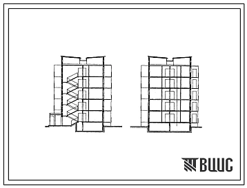 Типовой проект 183-01.33.86 Пяти-, девятиэтажные блок-секции и элементы блокировки. Для строительства в городах Жанатасе, Гурьеве, Балхаше, Жайреме Казахской ССР