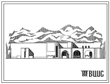 Типовой проект 264-13-136с.86 Двухзальный кинотеатр на 300 и 200 мест (стены кирпичные)