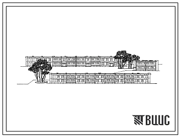 Типовой проект 113-17-6 2-этажный 24-квартирный 2-секционный жилой дом с 1-2-3 комнатными квартирами для строительства во 2 и 3 строительно-климатических зонах.