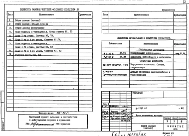 ВК Внутренние водопровод и канализация