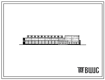 Типовой проект 272-13-61 Универсам торговой площадью 1000 м2 в полносборных конструкциях по серии ИИ-04 (торговый центр — тип III). Для строительства  в IВ климатическом подрайоне, II и III климатических районах.