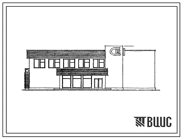 Типовой проект 284-1-34 Комбинат бытового обслуживания мощностью 102,0 тыс.руб. в год (28 рабочих мест) для строительства в 1 и 2 строительно-климатических зонах.