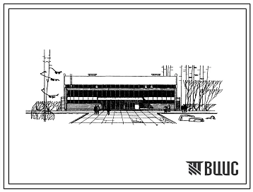 Типовой проект 294-2-26 Спортивный корпус с залом 36х18м для строительства в 1В подрайоне, 2 и 3 климатических районах.