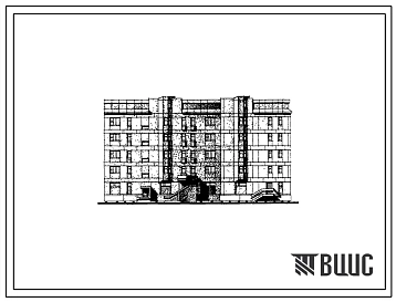 Типовой проект 123-032м.2 Блок-секция 5-этажная 32-квартирная угловая с торцевыми окончаниями (левая и правая) 1Б.1Б.2Б.3Б.3Б.-1Б.2Б.3Б