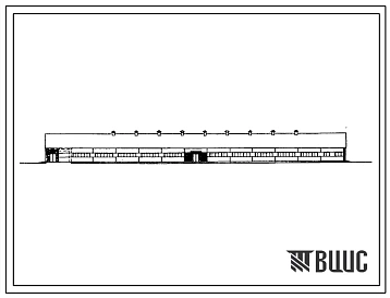 Типовой проект 801-4-88.84 Здание для содержания 380 телок в возрасте от 6 до 15 месяцев