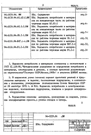 Альбом 6 Ведомости потребности в материалах