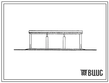 Типовой проект 817-52 Помещение для летней стоянки передвижных средств обслуживания сельскохозяйственных машин на 3 места. Для строительства в районах с расчетной наружной температурой -20, -30 и -40 0С.