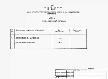 Альбом 3 Спецификации оборудования        	          