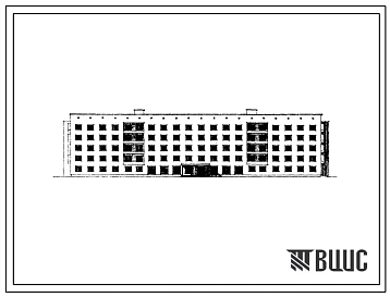 Типовой проект 1-447С-53 Пятиэтажное общежитие на 360 человек со стенами из кирпича.