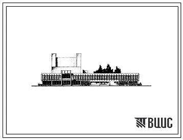 Типовой проект 262-12-170сп Городской клуб с залом на 700 мест (в конструкциях серии ИИС-04). Для строительства в IVА и IVГ климатических подрайонах сейсмичностью 7, 8 и 9 баллов, на грунтах II типа просадочности.