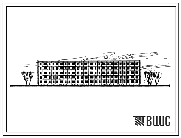 Типовой проект 1-463АС-2 5-этажный 4-секционный крупнопанельный жилой дом на 70 квартир для строительства в 3 строительно-климатической зоне, в районах с сейсмичностью 7 баллов.