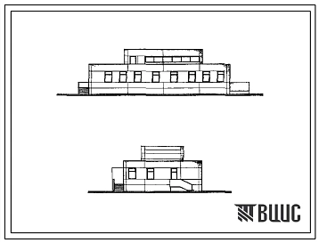Типовой проект 252-9-80 Пищеблок инфекционной больницы для детей на 150 мест. Здание одноэтажное. Каркас сборный железобетонный серии ИИ-04. Стены из легкобетонных панелей.